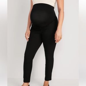 Maternity Full Panel Pixie Ankle Pants Black